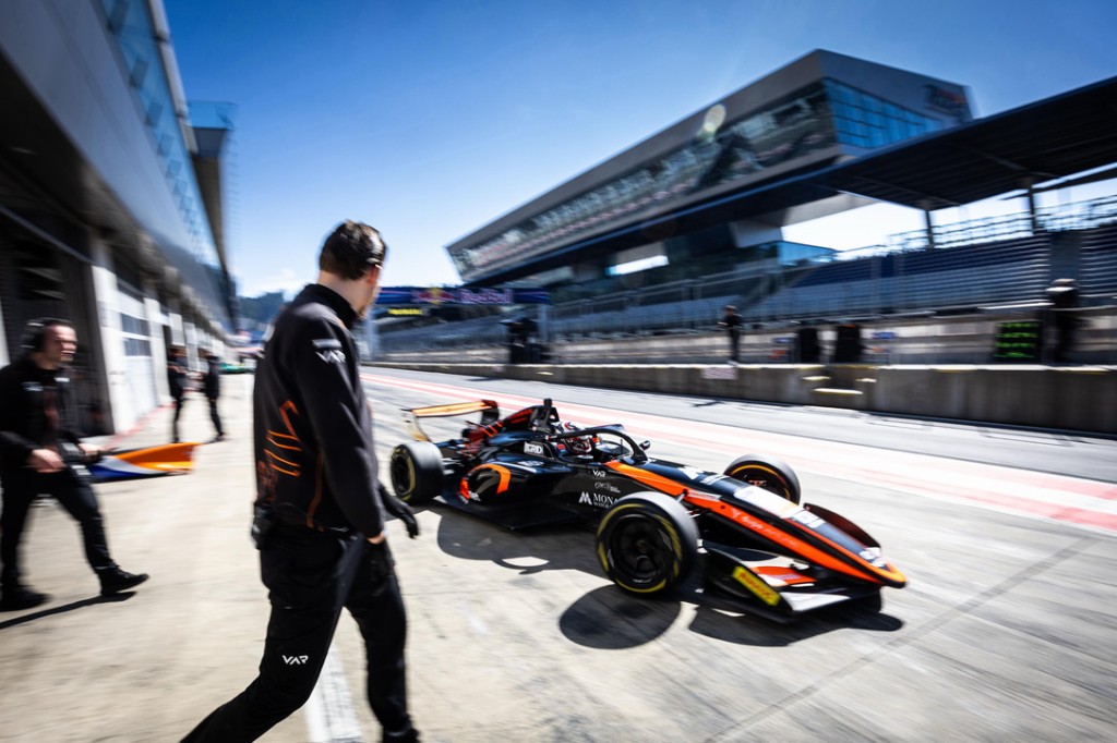 Van Amersfoort Racing FREC — Andrea Dupé in the pit lane, 2026 season