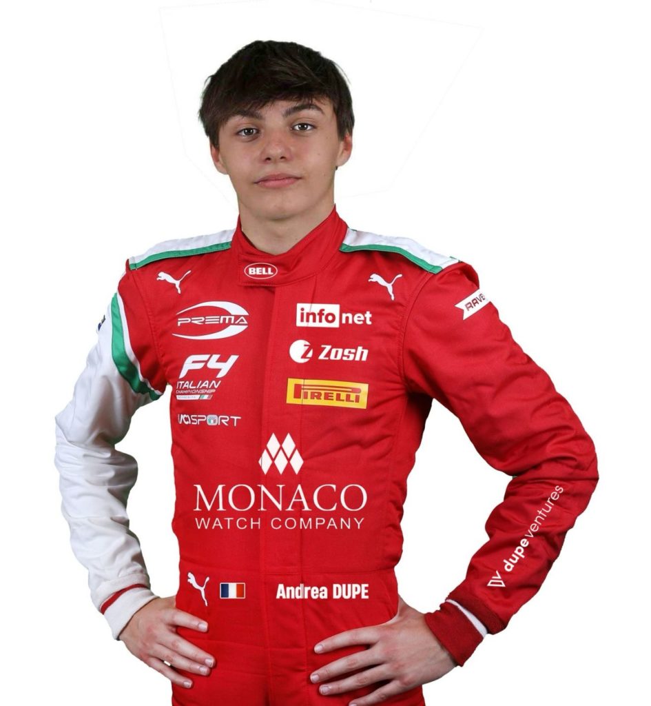 Andrea Dupe - Prema F4 Driver
